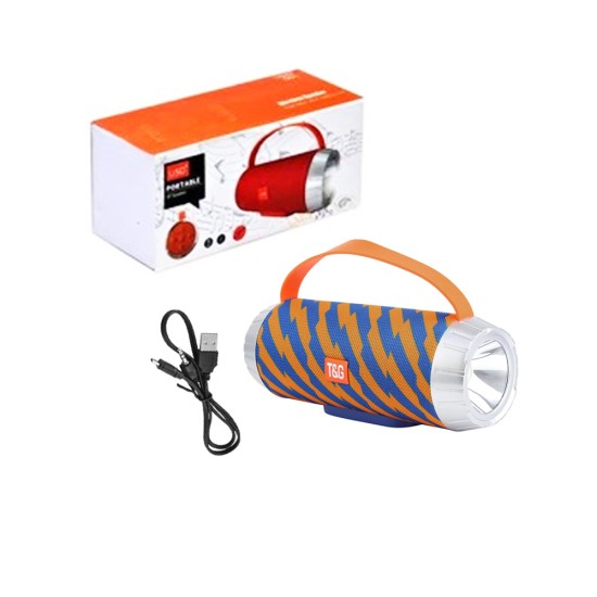 SPEAKER WIRELESS TG-501 AUX/USB/MEMORY CARD ORANGE